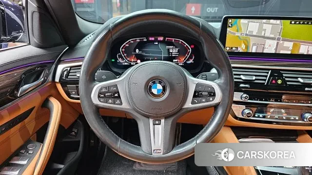 BMW 5 Series (G30) 2021 Черный из Кореи, фото 4