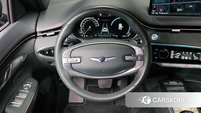 Genesis GV70 2022 Темно-зеленый из Кореи, фото 4