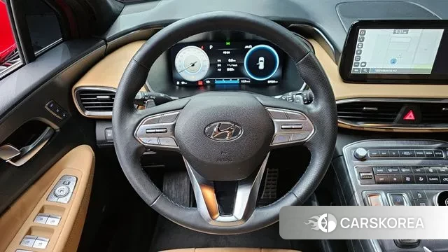 Hyundai The New Santa Fe 2021 Красный из Кореи, фото 4