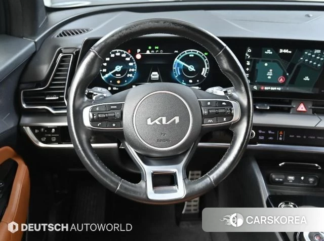 Kia Sportage 5th Generation Hybrid 2021 Серебристо-серый из Кореи, фото 4