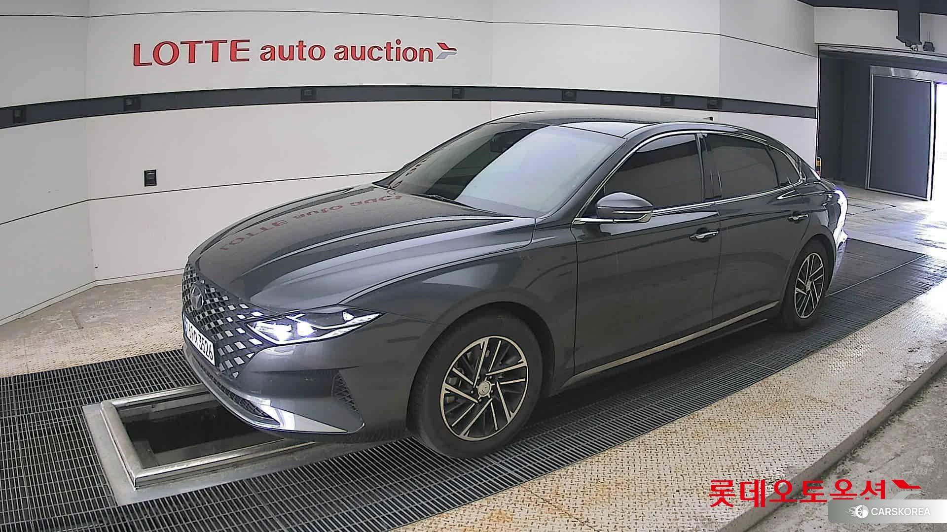 Hyundai Grandeur 2022 Nocturne Grey Metallic из Кореи, фото 4
