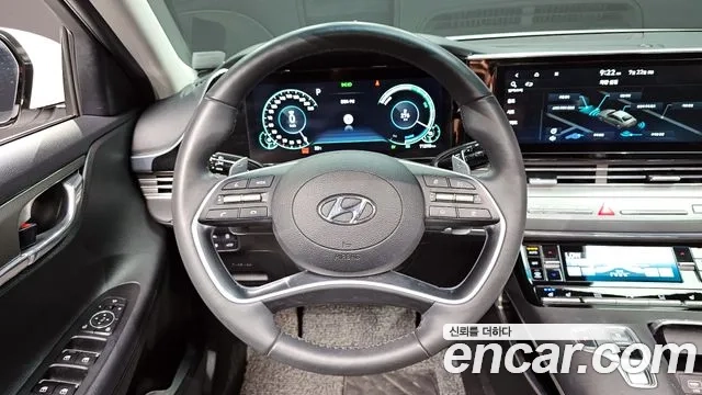 Hyundai The New Grandeur IG Hybrid 2021 Белый из Кореи, фото 4