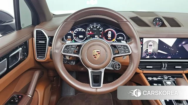 Porsche Cayenne (PO536) 2022 Черный из Кореи, фото 4