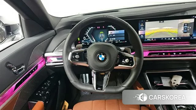 BMW 7 Series (G70) 2024 Черный из Кореи, фото 4