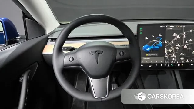 Tesla Model Y 2021 Синий из Кореи, фото 4