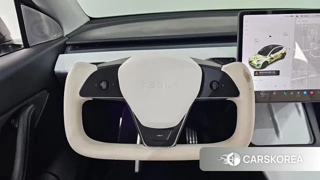Tesla Model Y 2021 Белый из Кореи, фото 4