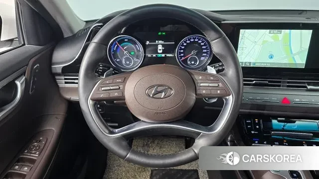 Hyundai The New Grandeur IG Hybrid 2021 Белый из Кореи, фото 4