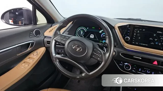 Hyundai Sonata Hybrid (DN8) 2020 Черный из Кореи, фото 4