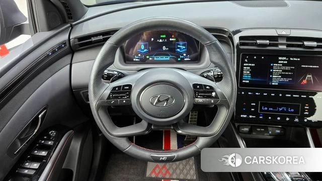 Hyundai Tucson Hybrid (NX4) 2022 Черный из Кореи, фото 4