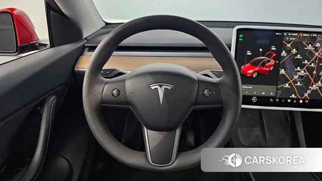Tesla Model Y 2021 Красный из Кореи, фото 4