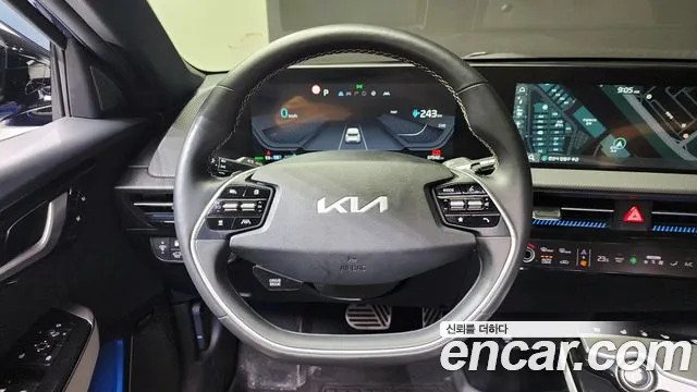 Kia EV6 2022 Синий из Кореи, фото 4