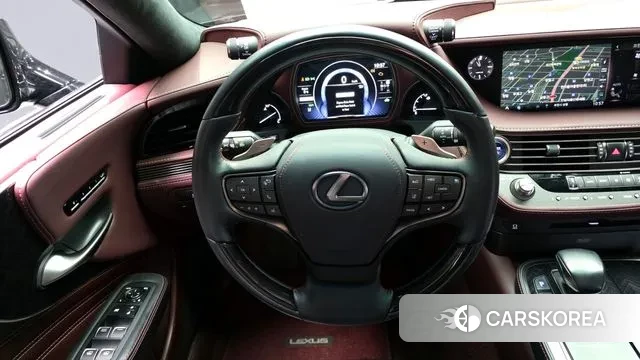 Lexus LS500h 5th generation 2020 Черный из Кореи, фото 4