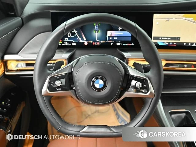 BMW 7 Series (G70) 2023 Черный из Кореи, фото 4