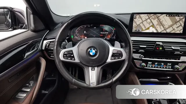 BMW 5 Series (G30) 2021 Черный из Кореи, фото 4