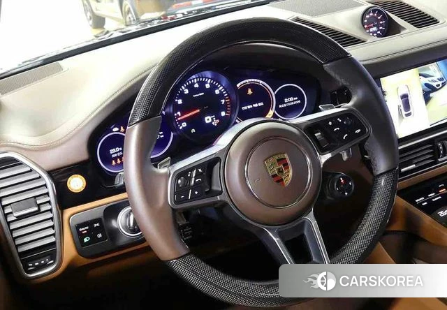 Porsche Cayenne (PO536) 2021 Черный из Кореи, фото 4