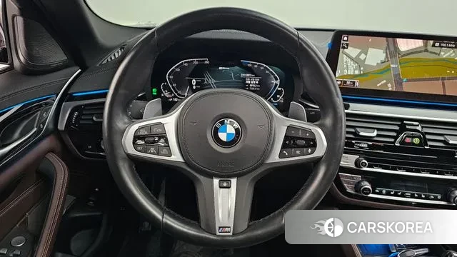 BMW 5 Series (G30) 2021 Черный из Кореи, фото 4