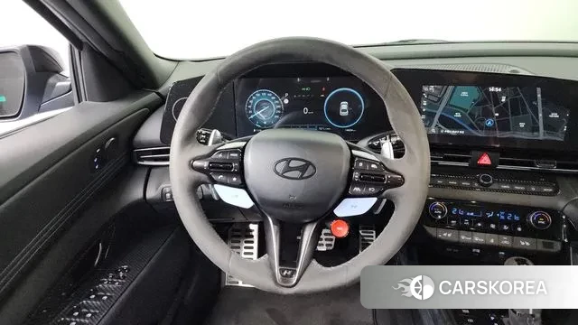 Hyundai The New Avante (CN7) 2023 Небесно-голубой из Кореи, фото 4