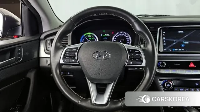 Hyundai Sonata New Rise Hybrid 2018 Серый из Кореи, фото 4