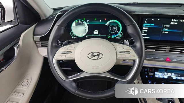 Hyundai The New Grandeur IG Hybrid 2021 Белый из Кореи, фото 4