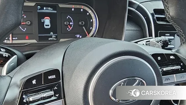 Hyundai Tucson (NX4) 2021 Серебристо-серый из Кореи, фото 4