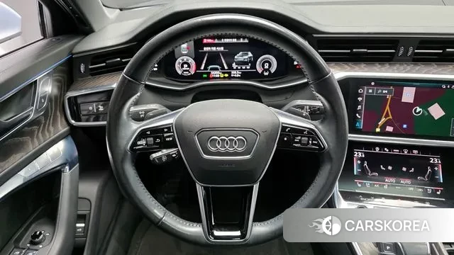 Audi A6 (C8) 2021 Серебристо-серый из Кореи, фото 4