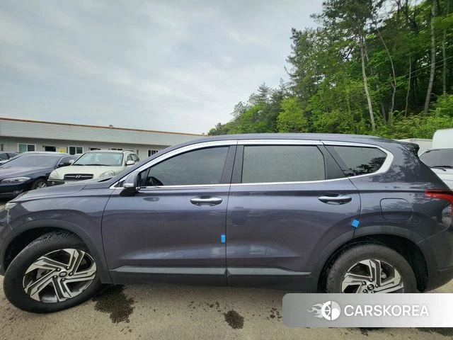 Hyundai The New Santa Fe 2021 Синий из Кореи, фото 4
