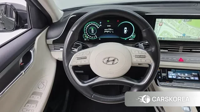 Hyundai The New Grandeur IG Hybrid 2021 Серый из Кореи, фото 4