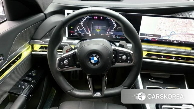 BMW 7 Series (G70) 2023 Черный из Кореи, фото 4