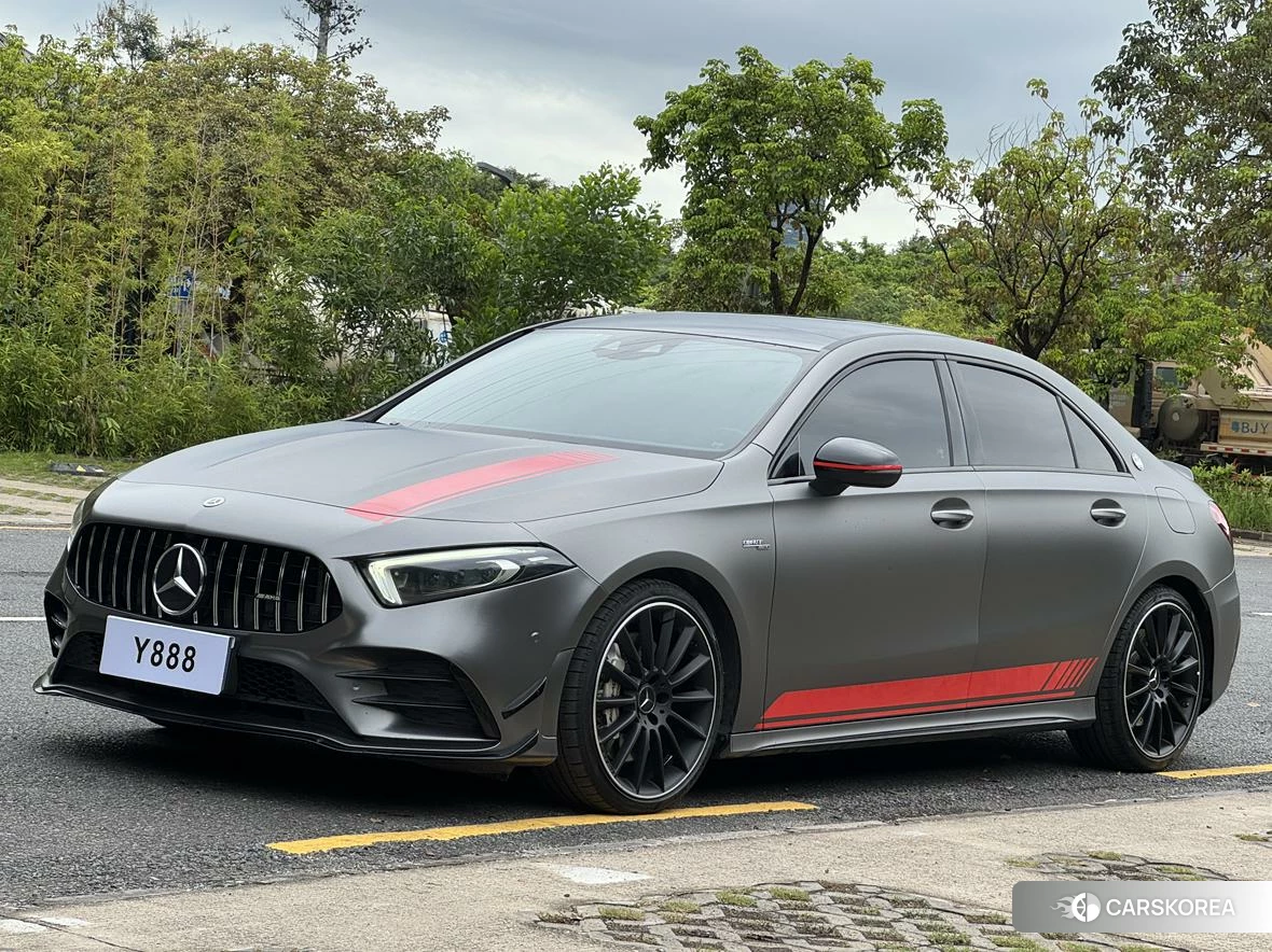 Mercedes-Benz Class A AMG 2022 Серебристо-серый из Китая, фото 4