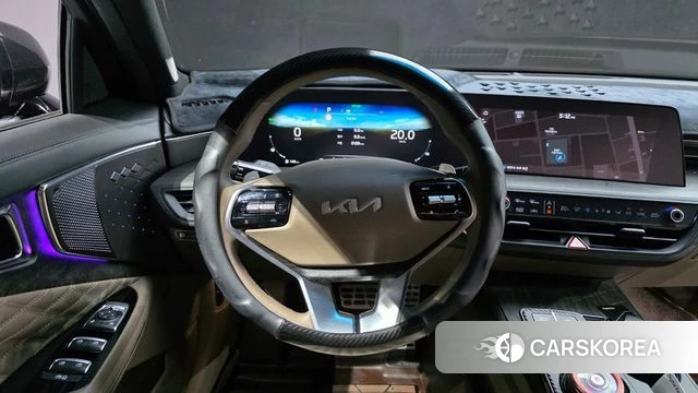 Kia K8 Hybrid 2021 Черный из Кореи, фото 4