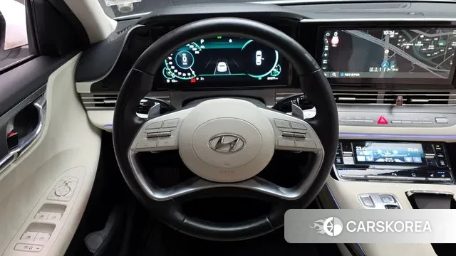 Hyundai The New Grandeur IG Hybrid 2022 Белый из Кореи, фото 4