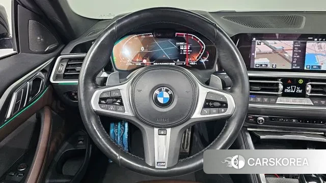 BMW 4 Series (G22) 2021 Черный из Кореи, фото 4