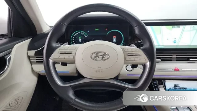 Hyundai The New Grandeur IG Hybrid 2021 Белый из Кореи, фото 4