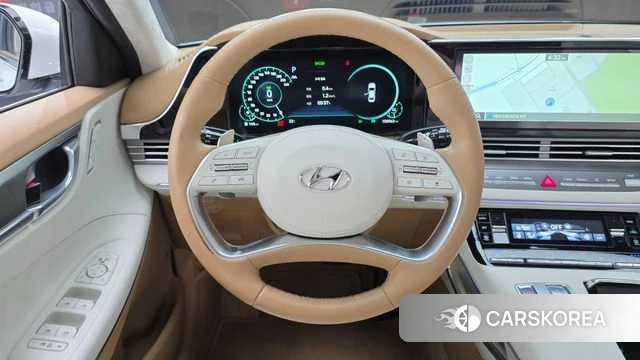 Hyundai The New Grandeur IG Hybrid 2021 Белый из Кореи, фото 4