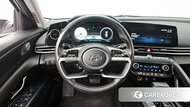 Hyundai Avante Hybrid (CN7) 2022 Белый из Кореи, фото 4