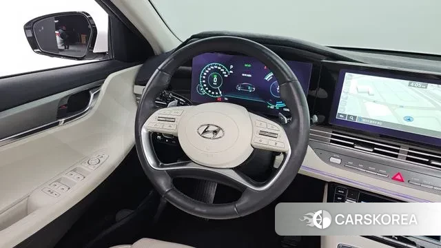Hyundai The New Grandeur IG Hybrid 2021 Белый из Кореи, фото 4