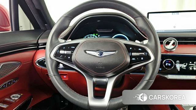 Genesis GV70 2021 Красный из Кореи, фото 4