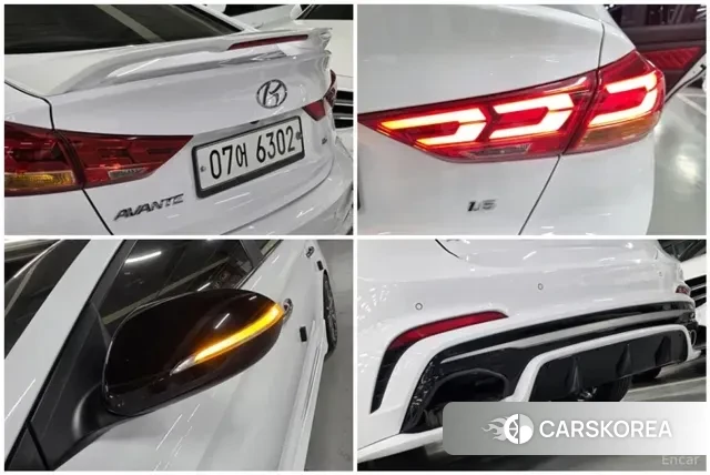 Hyundai Avante AD 2018 Белый из Кореи, фото 4