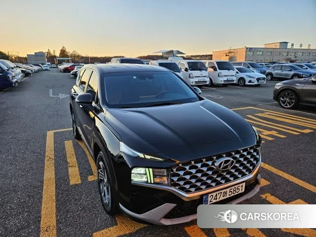 Hyundai The New Santa Fe 2022 Черный из Кореи, фото 4