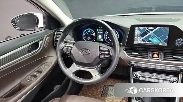 Hyundai Grandeur IG Hybrid 2018 Белый из Кореи, фото 4