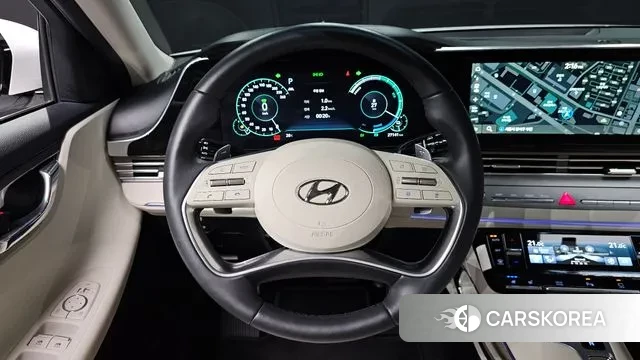 Hyundai The New Grandeur IG Hybrid 2022 Белый из Кореи, фото 4