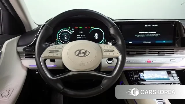 Hyundai The New Grandeur IG Hybrid 2021 Белый из Кореи, фото 4