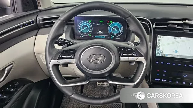 Hyundai Tucson Hybrid (NX4) 2021 Серый из Кореи, фото 4