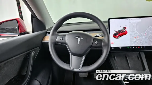 Tesla Model Y 2021 Красный из Кореи, фото 4