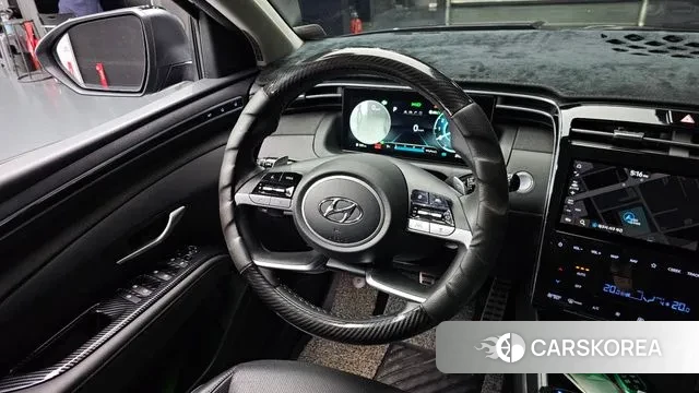 Hyundai Tucson Hybrid (NX4) 2021 Черный из Кореи, фото 4
