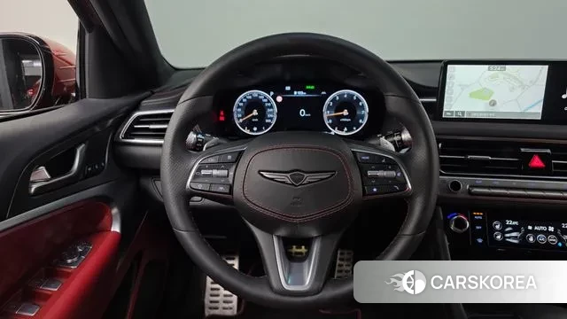 Genesis The New G70 2024 Красный из Кореи, фото 4