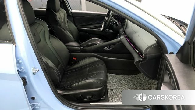 Hyundai Avante (CN7) 2022 Небесно-голубой из Кореи, фото 4