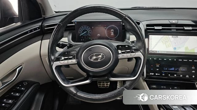 Hyundai Tucson Hybrid (NX4) 2022 Серый из Кореи, фото 4