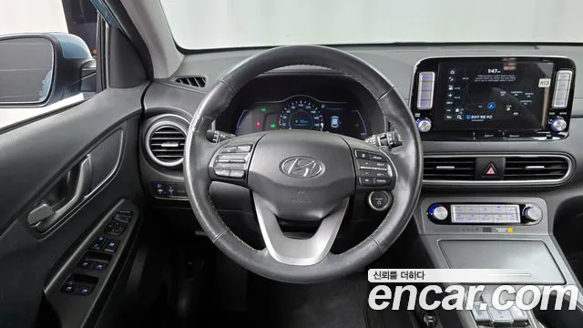 Hyundai Kona Electric 2019 Синий нефрит из Кореи, фото 4