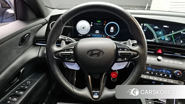 Hyundai The New Avante (CN7) 2023 Небесно-голубой из Кореи, фото 4